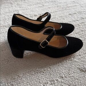 J. Crew Elegant Black Mary Jane Women's Shoes